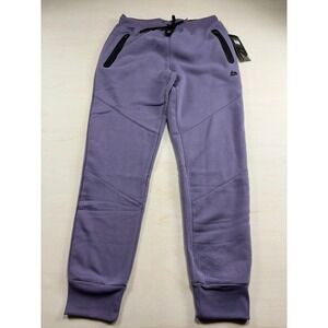 RBX Active Mens Fleece Joggers Purple Tapered Sweatpants  NWT Size M